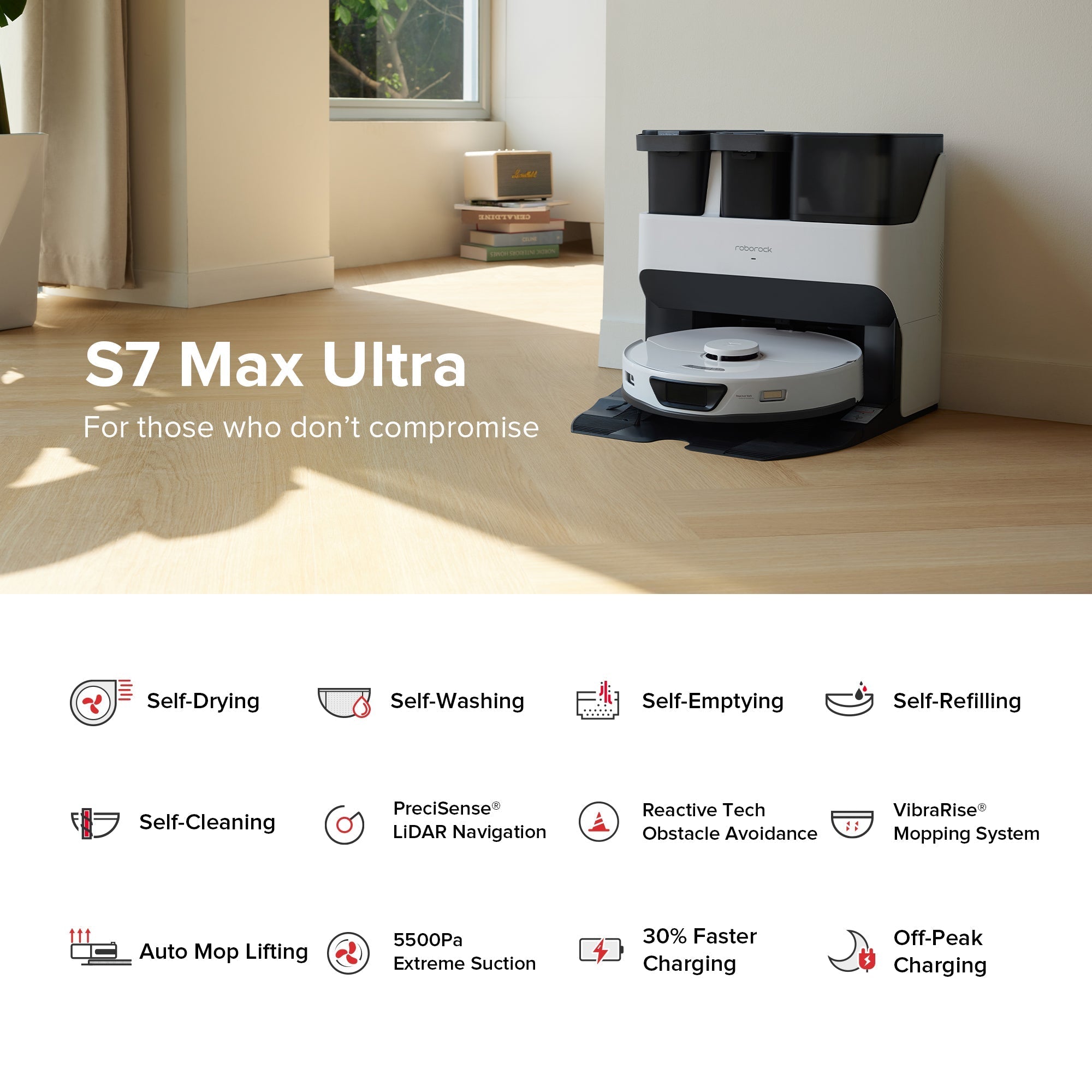 S7 Max Ultra Robot Vacuum with Ultra
