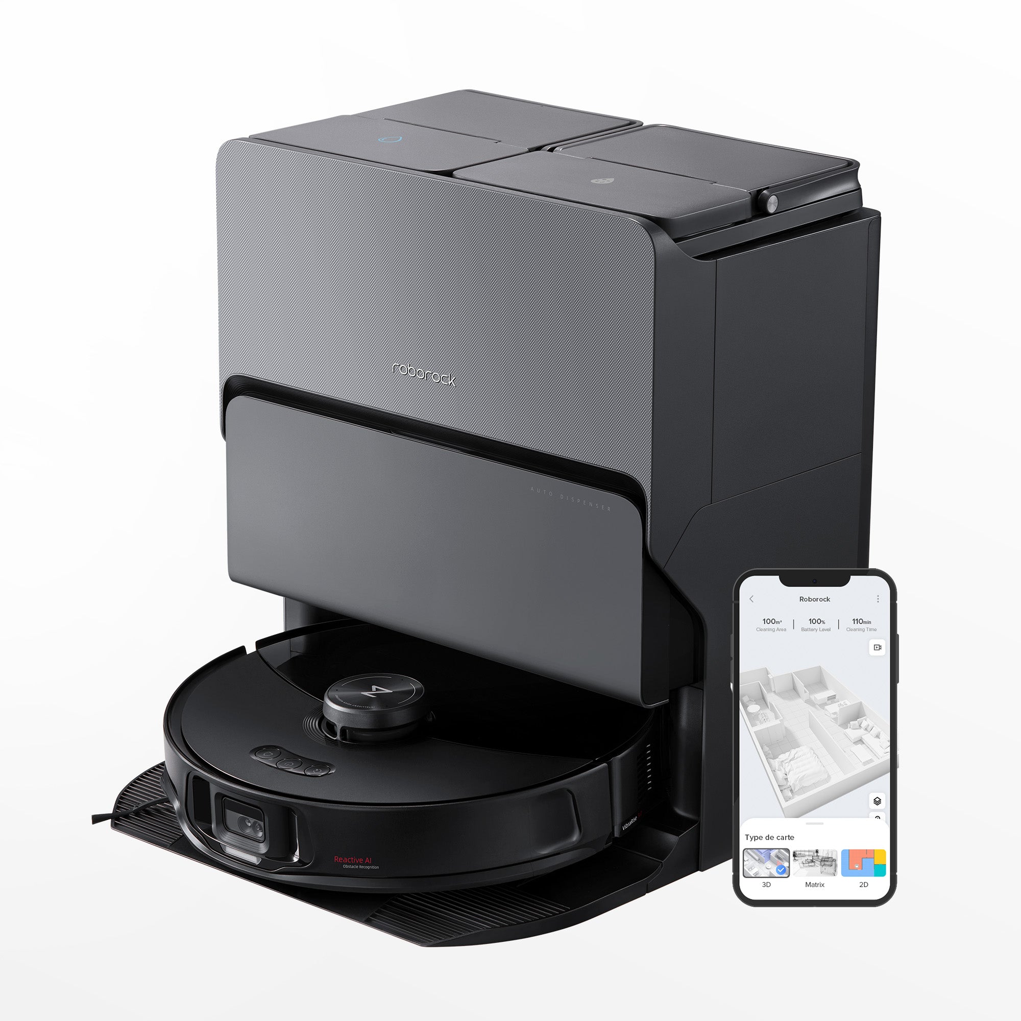 S8 MaxV Ultra with 8-in-1 RockDock® Ultra