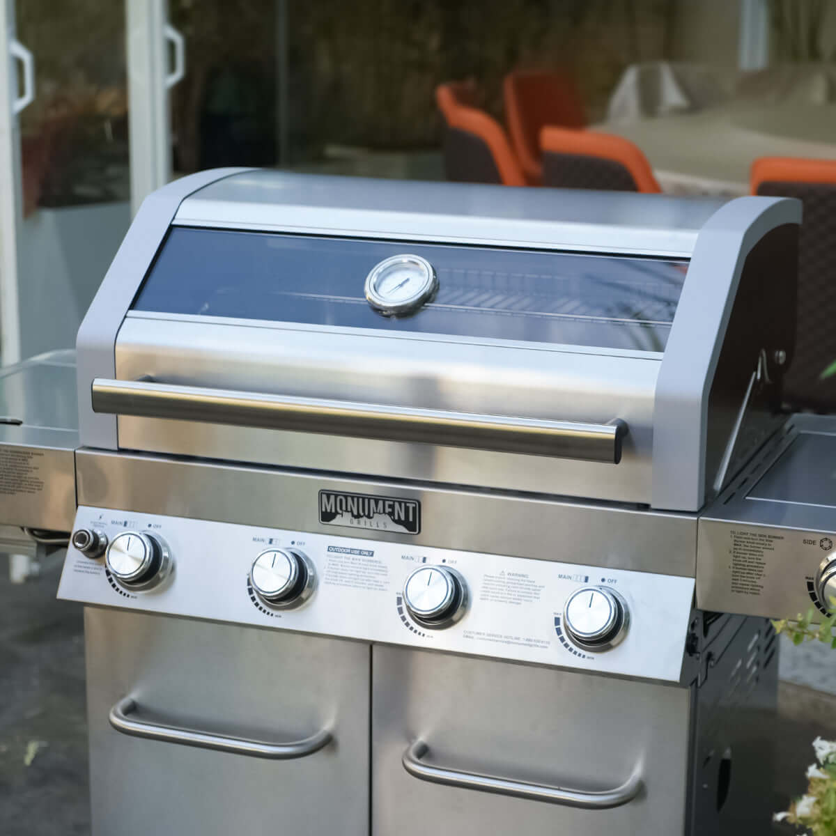 Stainless Infrared Propane Gas Grill