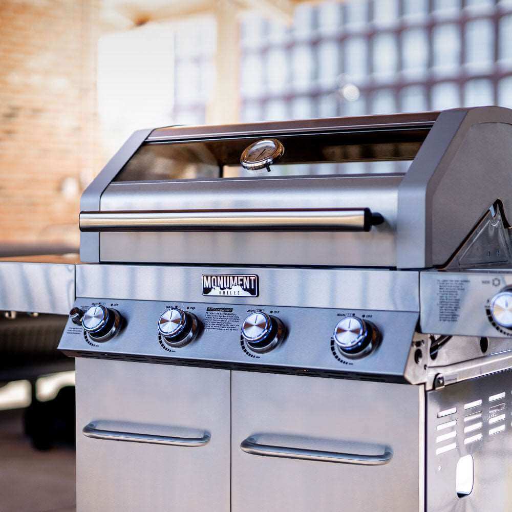 Stainless Natural Propane Gas Grill