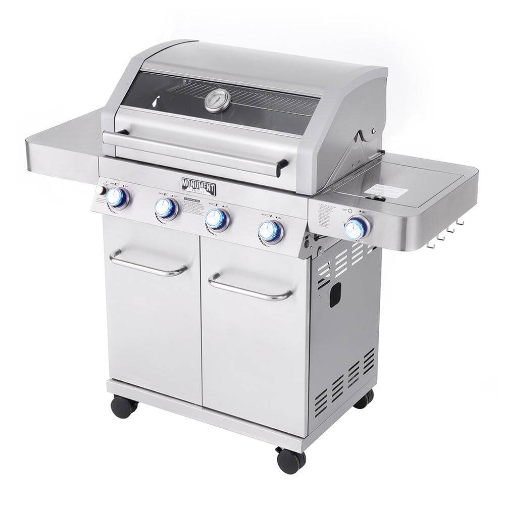 Stainless Natural Propane Gas Grill
