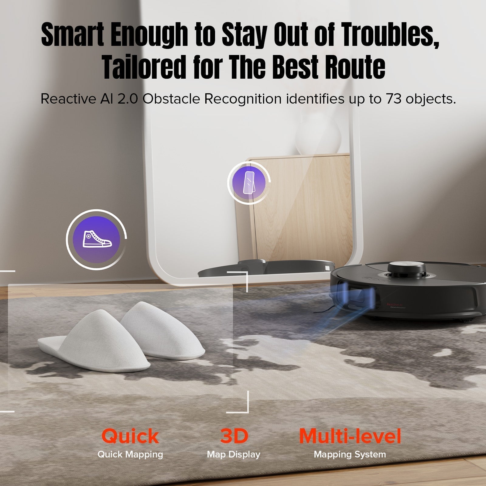 S8 MaxV Ultra with 8-in-1 RockDock® Ultra
