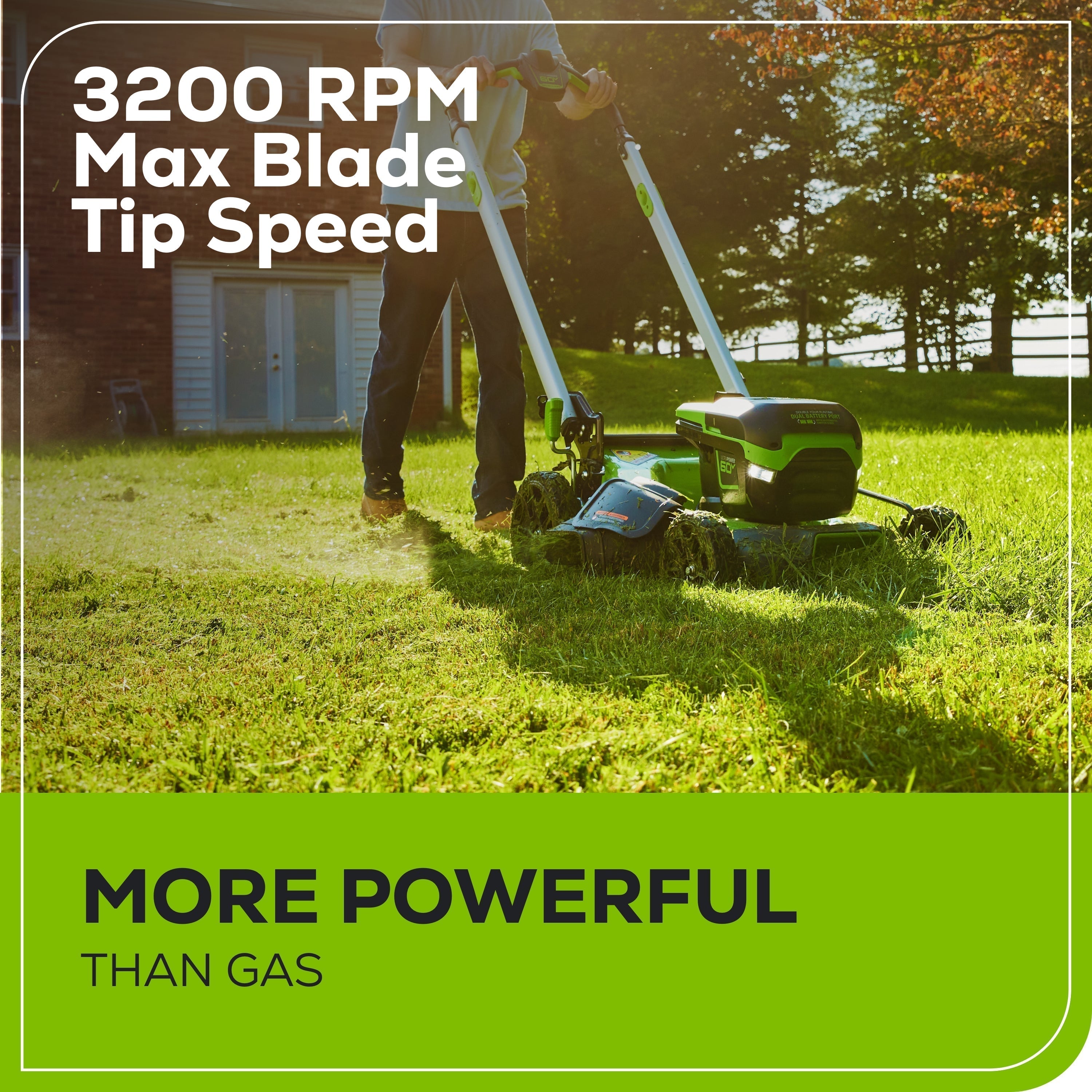 60V 21" Cordless Battery Push Lawn Mower w/ 5.0Ah Battery & Charger, LM2116