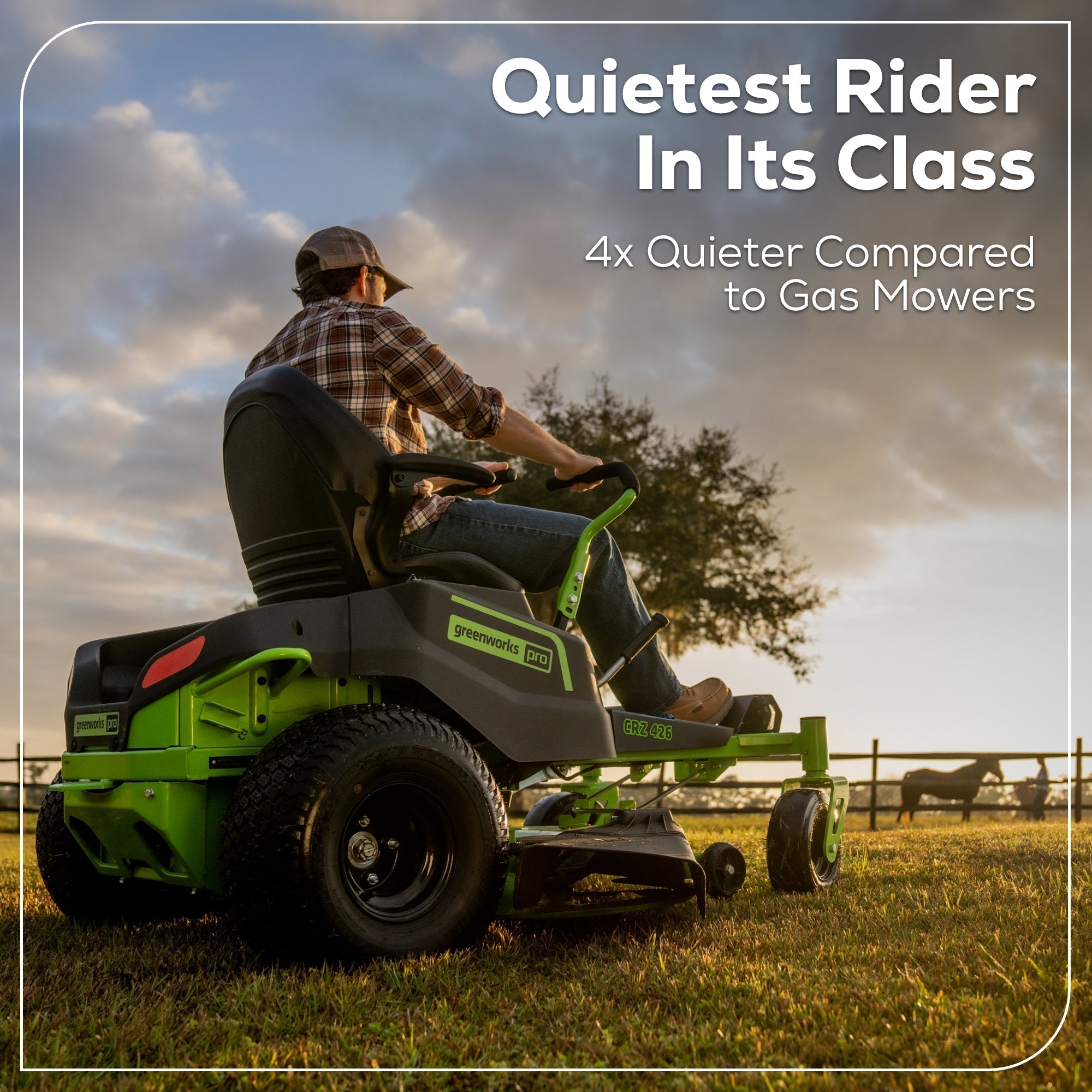 60V 42” Electric CrossoverZ Zero Turn Mower with (6) 8 Ah Batteries and (3) Dual Port Turbo Chargers, CRZ4261