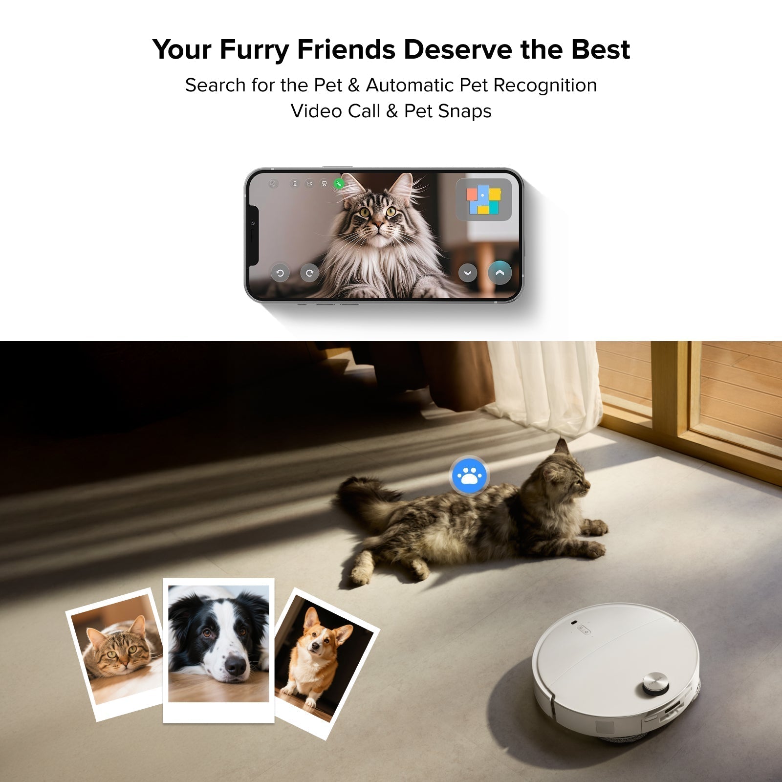 Qrevo CurvX Robot Vacuum with Multifunctional Dock 3.0 Thermo+