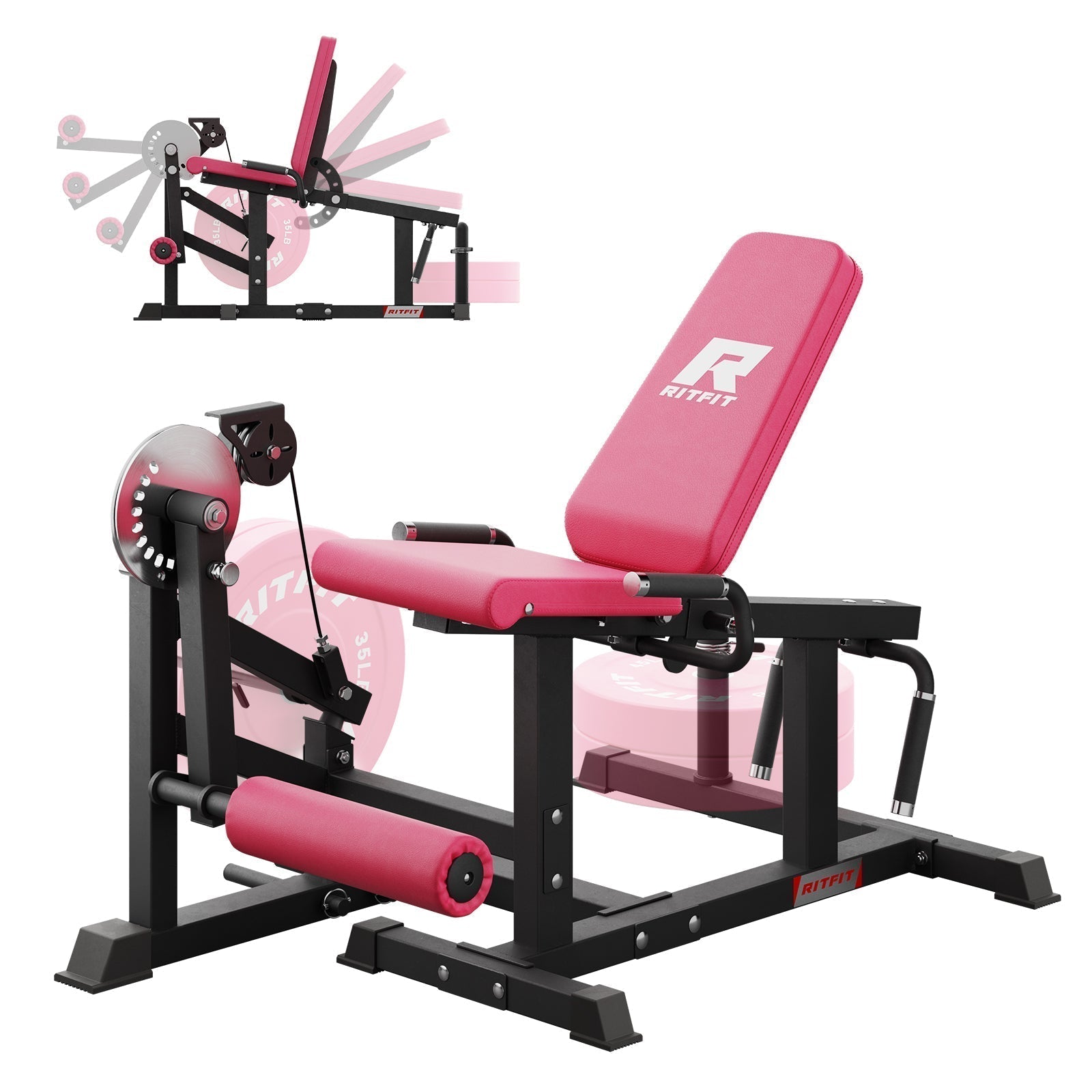 PLC01 Leg Extension Curl Machine
