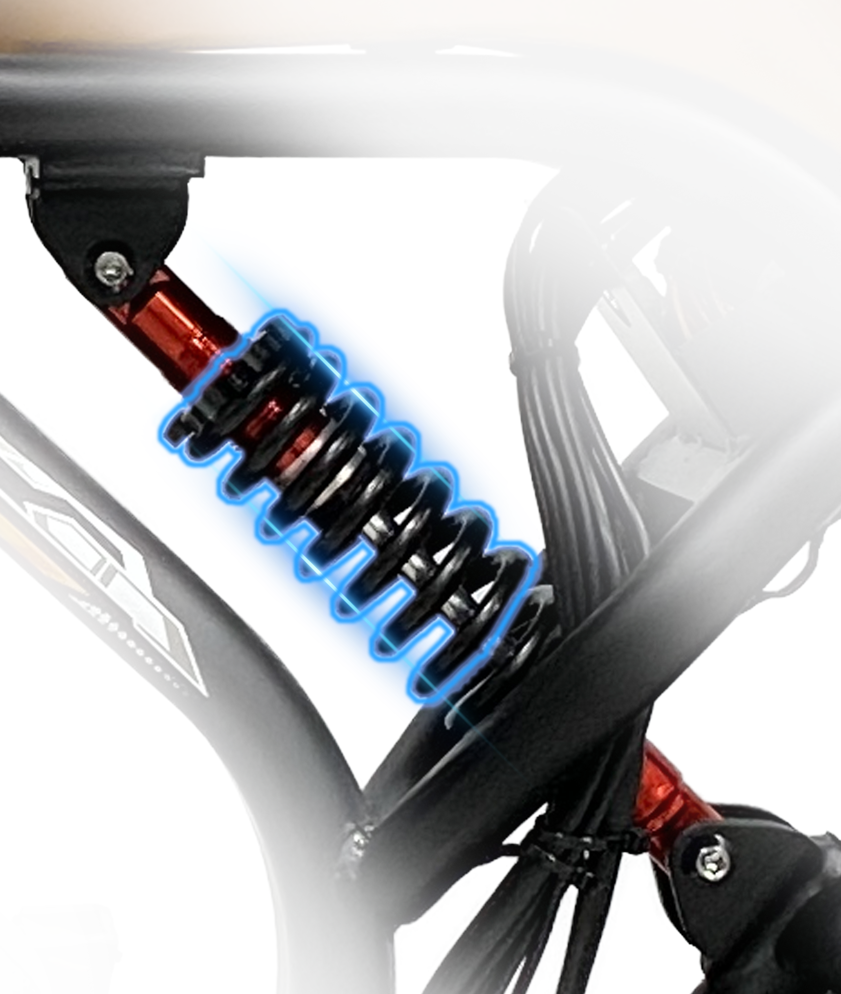 R6 Pro - 1500W Full Suspension Moped Style EBike