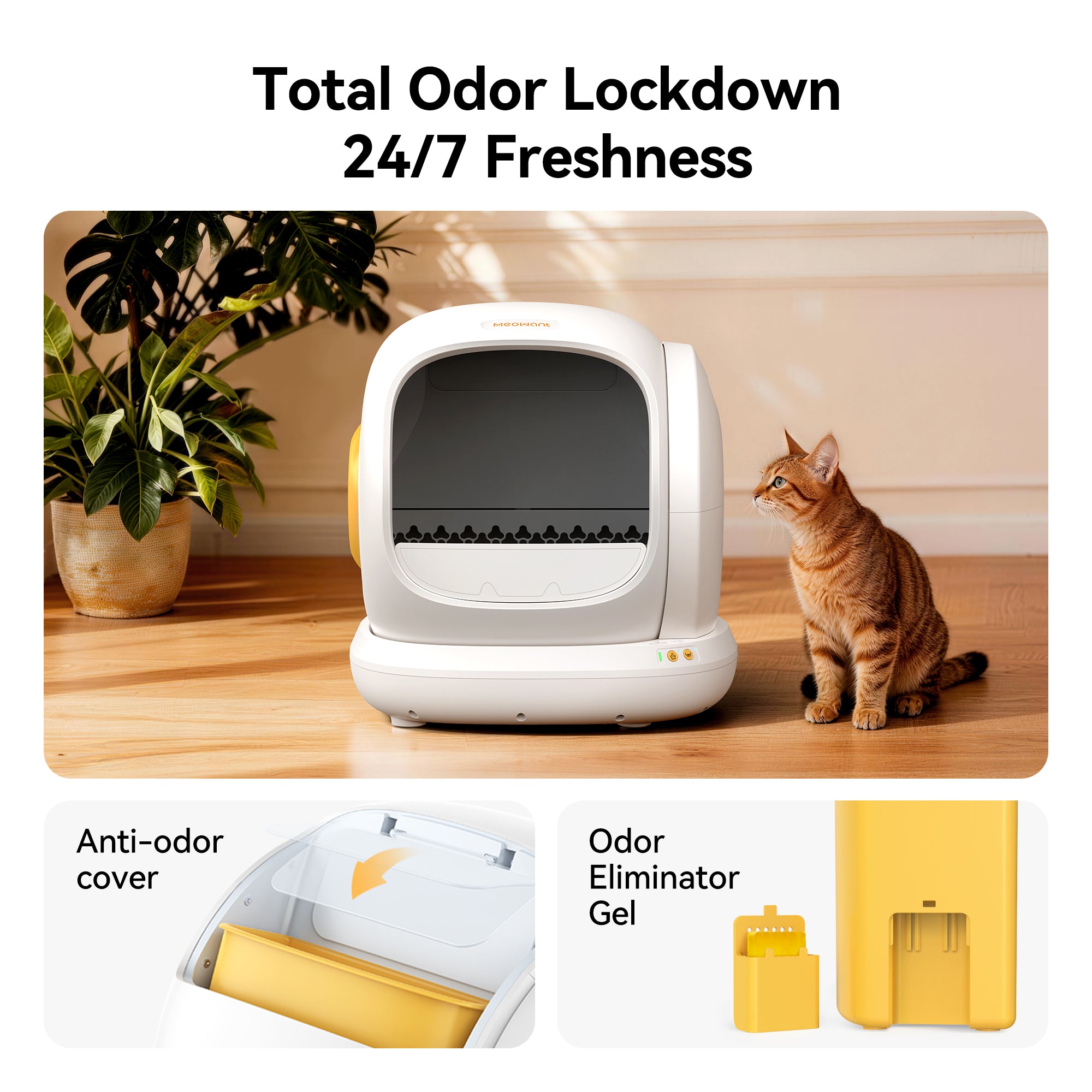 Self-Cleaning Cat Litter Box