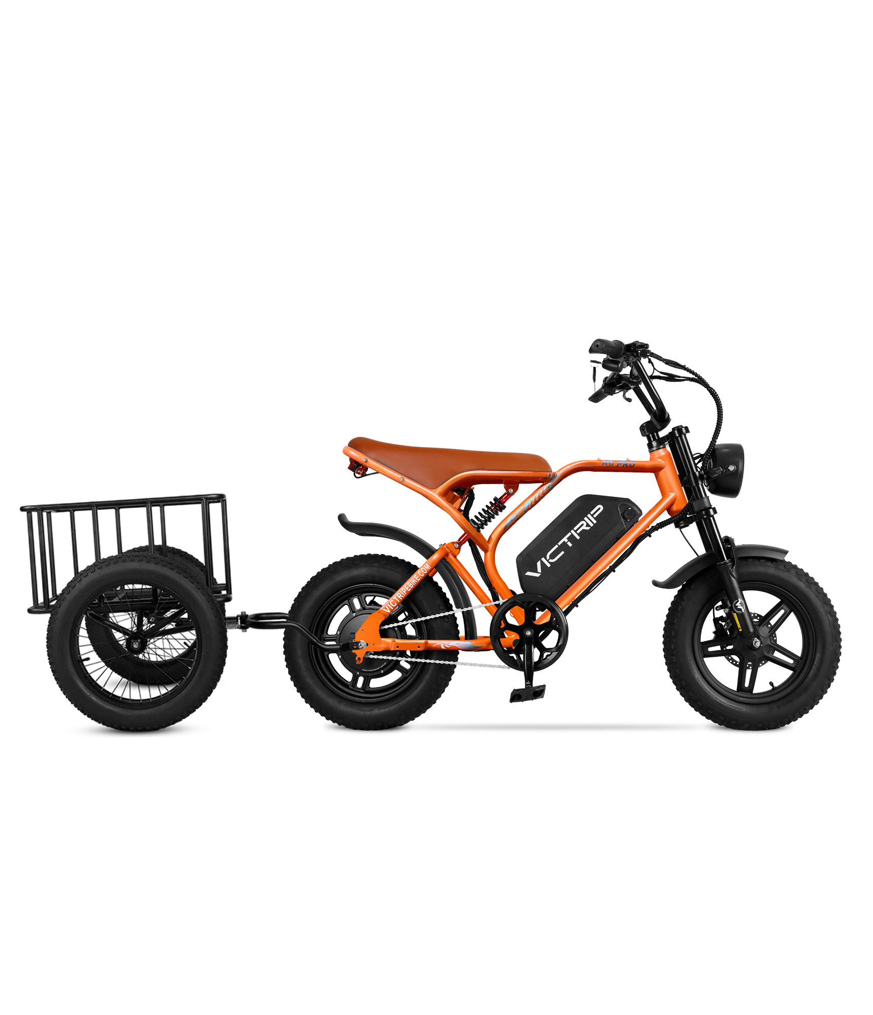 R6 Pro - 1500W Full Suspension Moped Style EBike