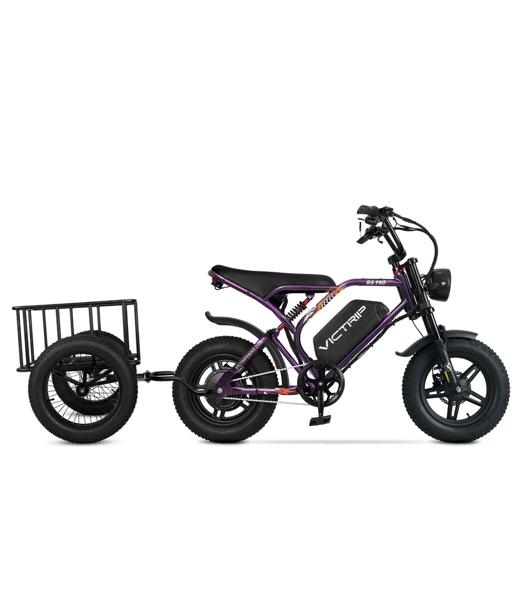R6 Pro - 1500W Full Suspension Moped Style EBike