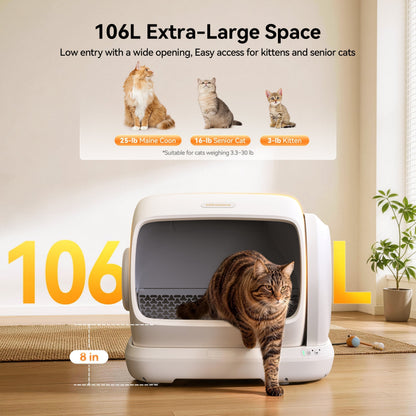 Self-Cleaning Cat Litter Box