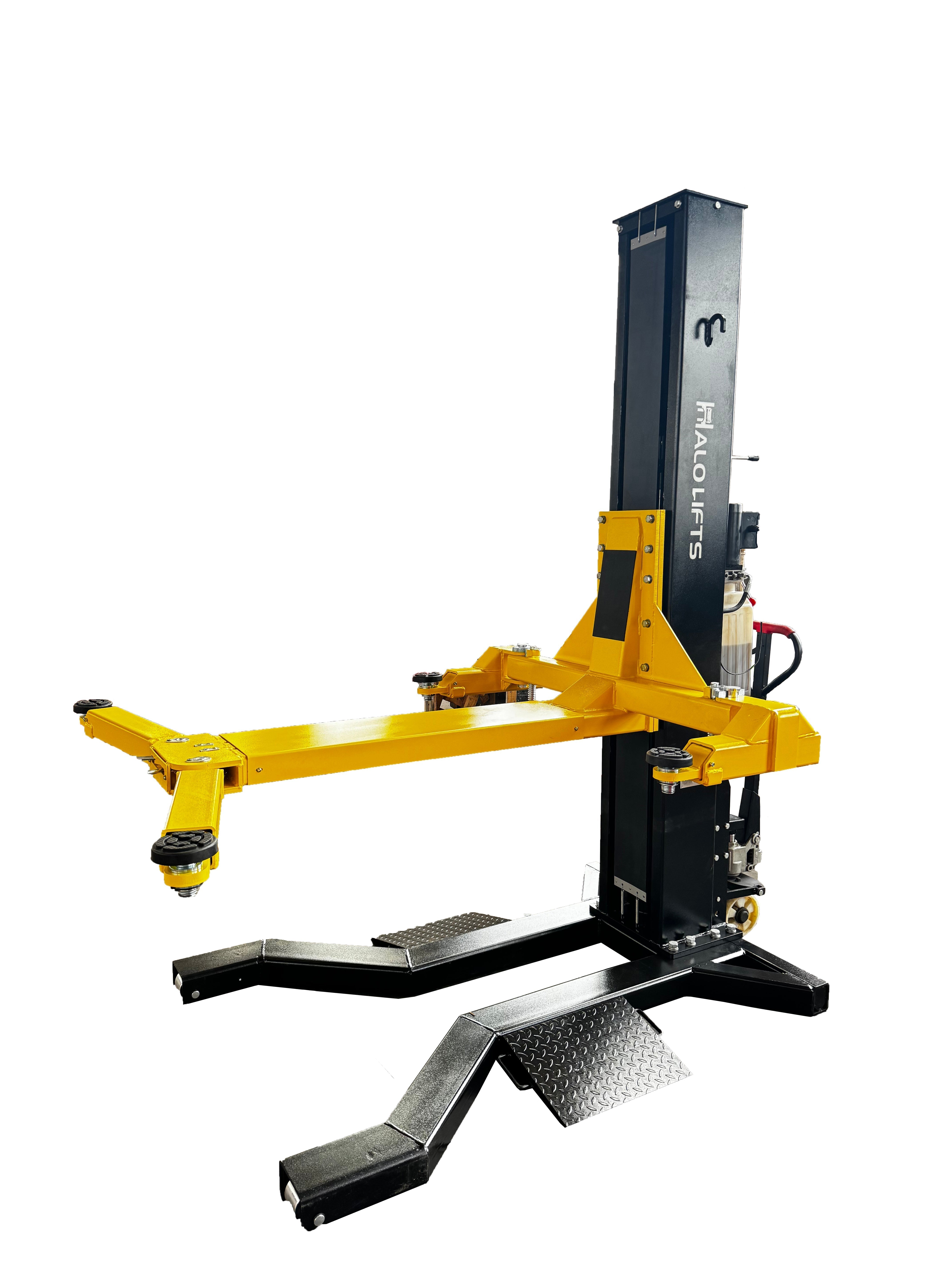 MOVEABLE SINGLE POST LIFT CAR LIFT 6,000 LB CAPACITY