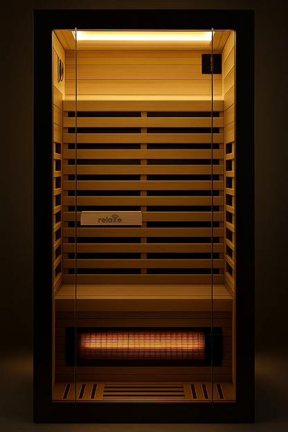 Full Spectrum Infrared Sauna With Red Light Therapy Panel