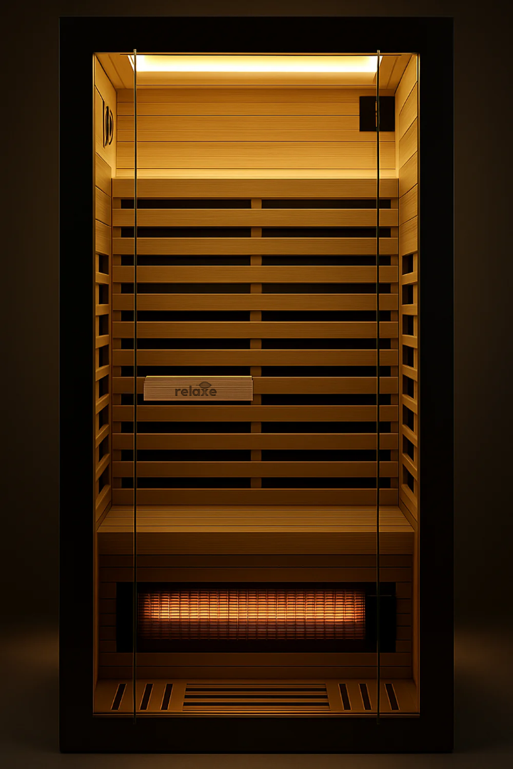 Full Spectrum Infrared Sauna With Red Light Therapy Panel
