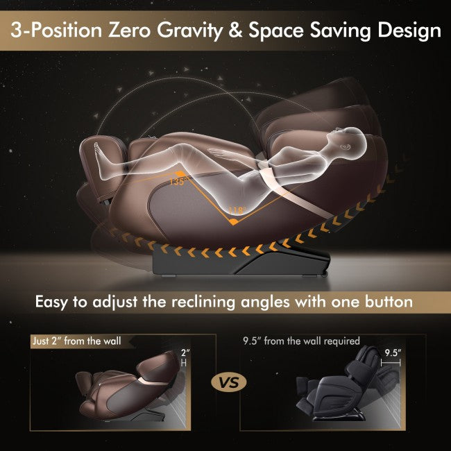 Massage chair Zero-Gravity Shiatsu Massage Chair With Heating (SL-Track)