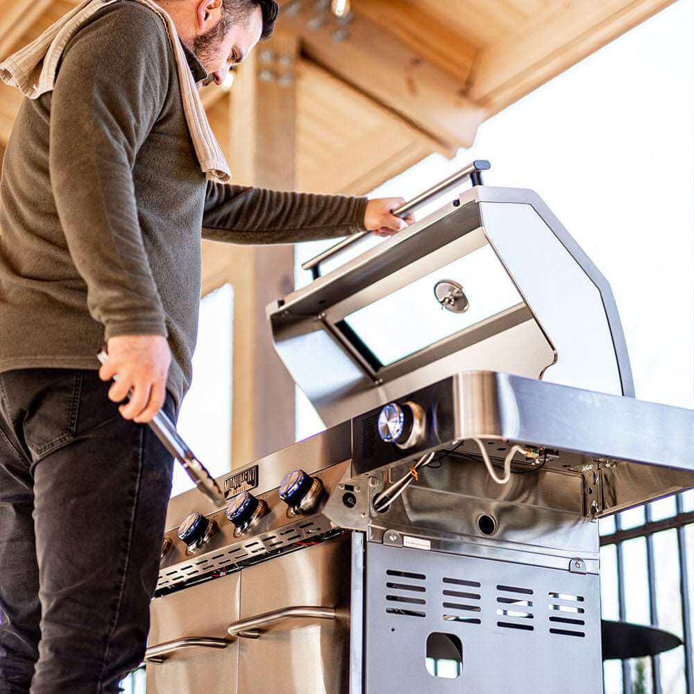 Stainless Natural Propane Gas Grill
