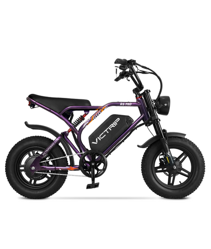 R6 Pro - 1500W Full Suspension Moped Style EBike