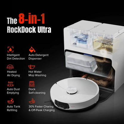 S8 MaxV Ultra with 8-in-1 RockDock® Ultra