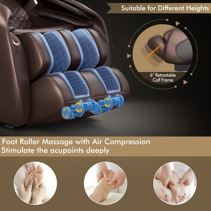 Massage chair Zero-Gravity Shiatsu Massage Chair With Heating (SL-Track)