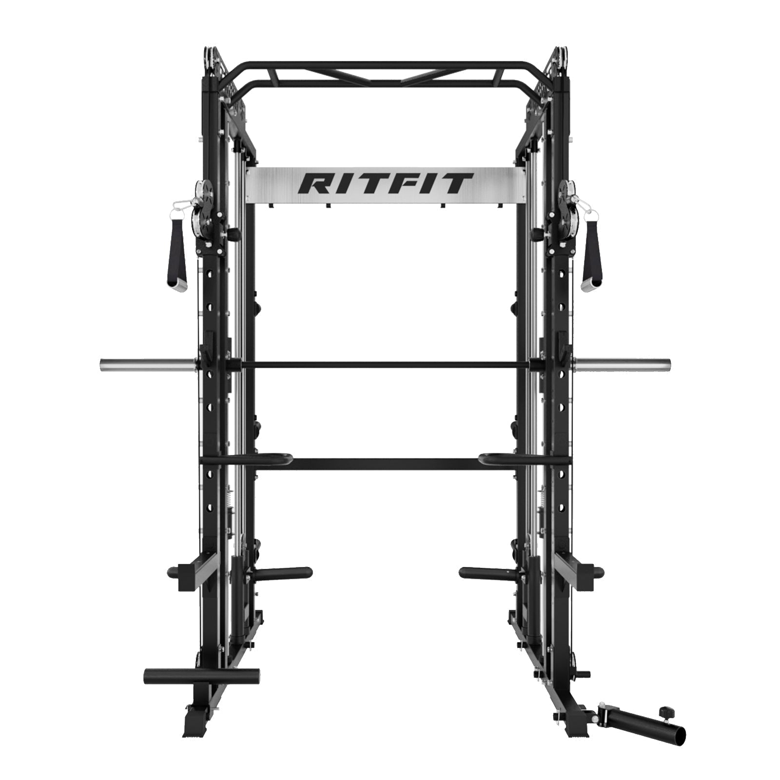 M1 PRO Multi-Functional Smith Machine with Cable Crossover System and Squat Rack for Home Gym