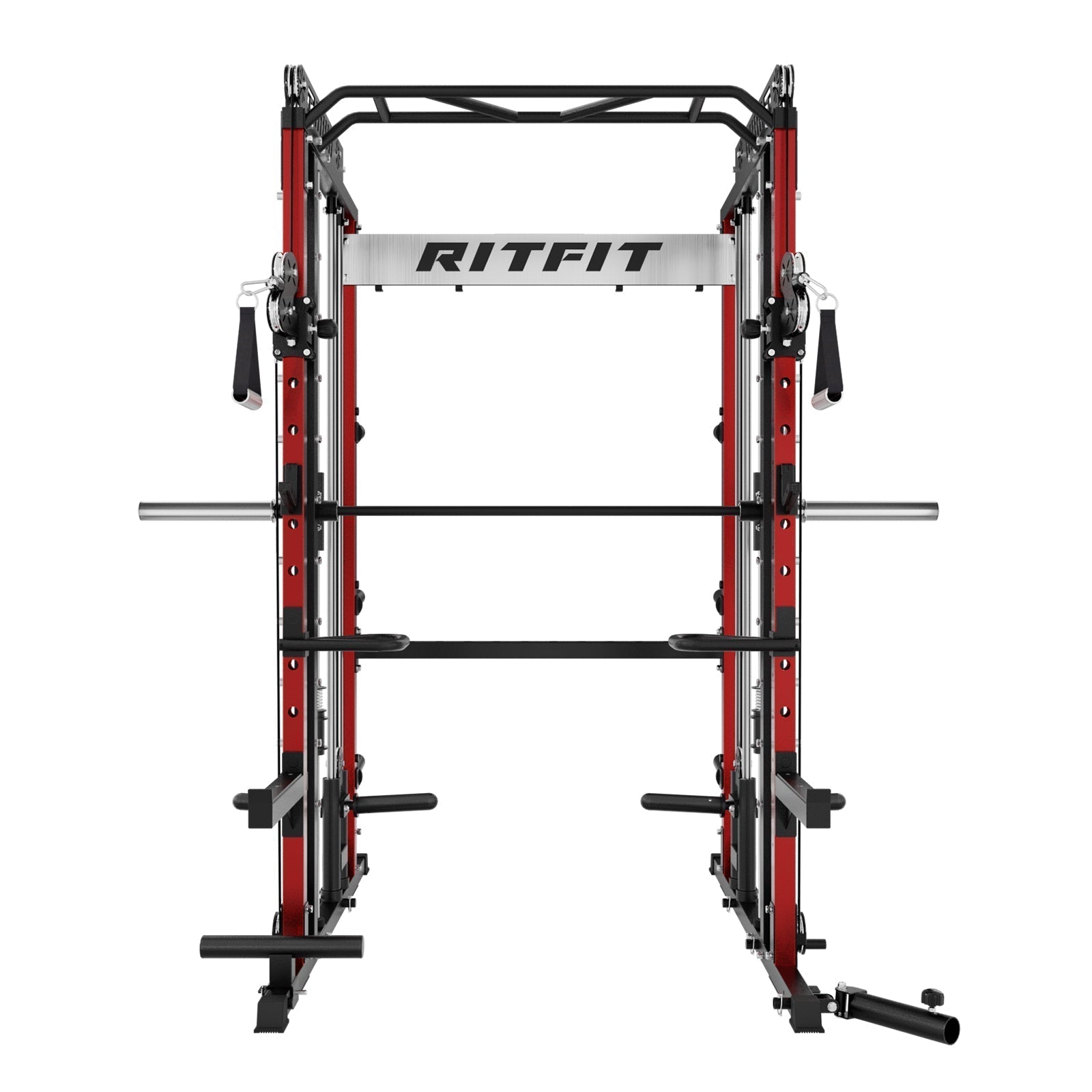 M1 PRO Multi-Functional Smith Machine with Cable Crossover System and Squat Rack for Home Gym