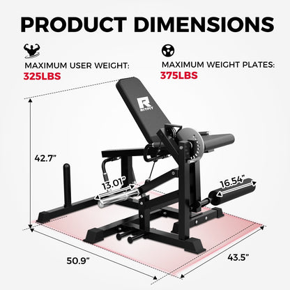 PLC01 Leg Extension Curl Machine