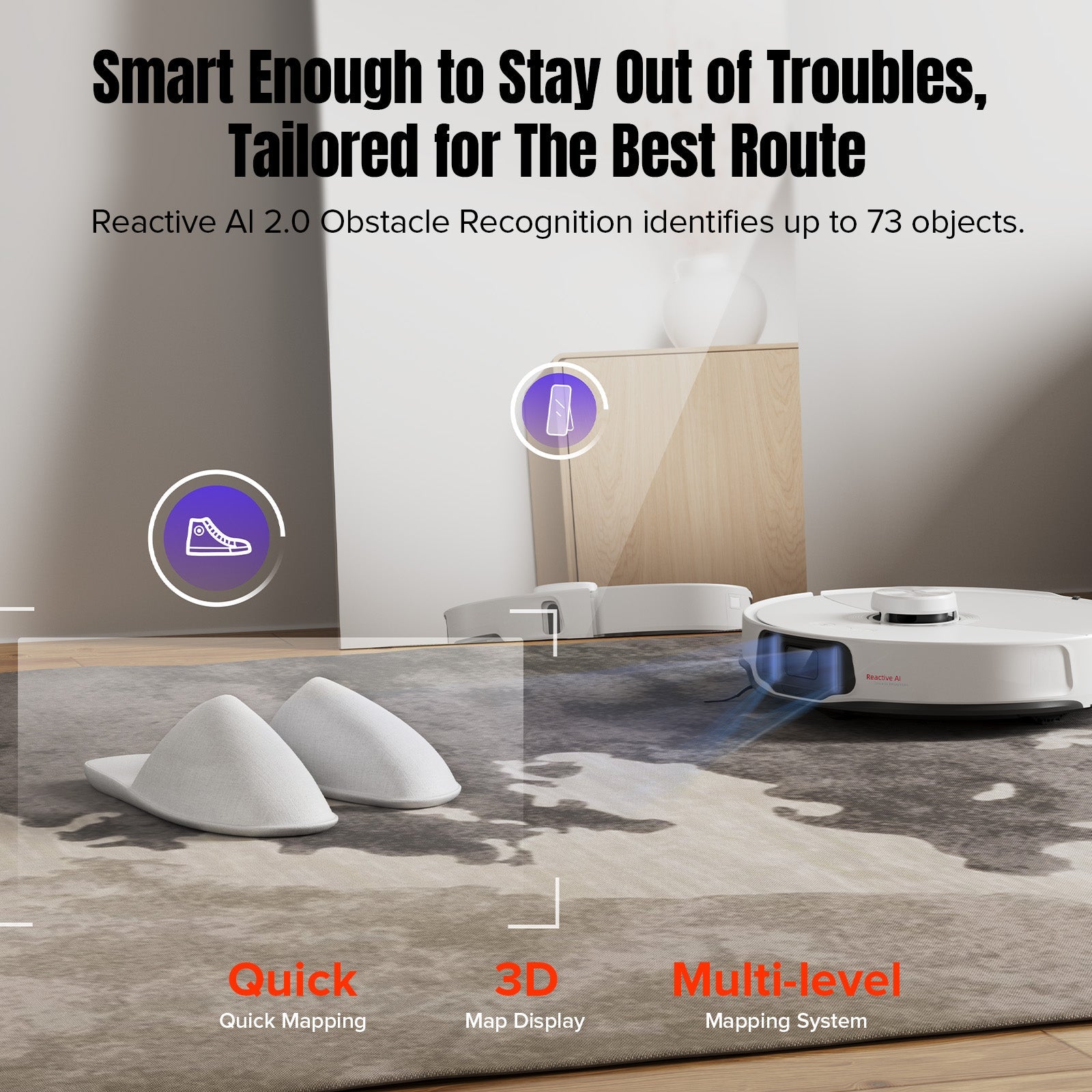 S8 MaxV Ultra with 8-in-1 RockDock® Ultra