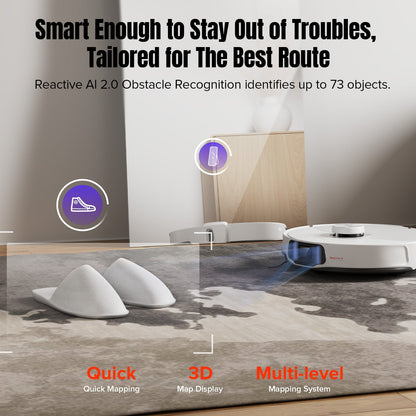 S8 MaxV Ultra with 8-in-1 RockDock® Ultra