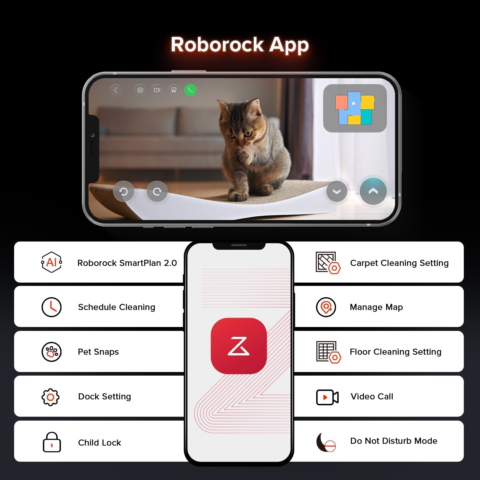 Saros 10R Robot Vacuum with Multifunctional Dock 4.0