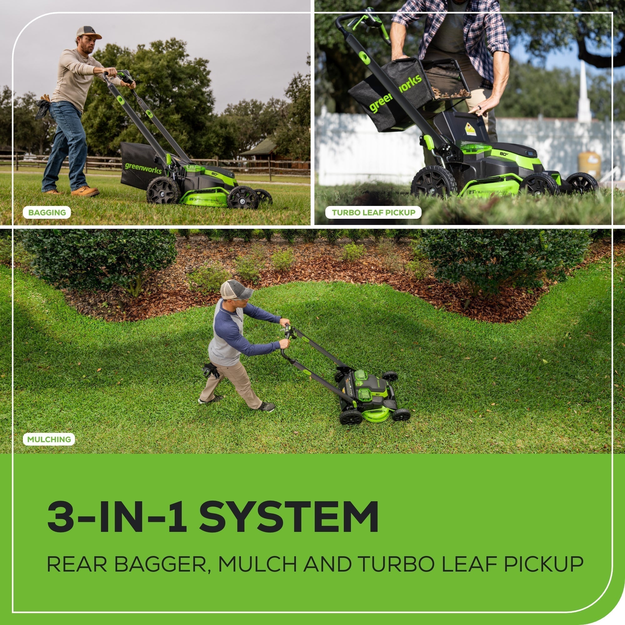 80V 25" Cordless Battery Dual Blade Self-Propelled Mower: 4.0 Ah Battery and Rapid Charger, LM2508S