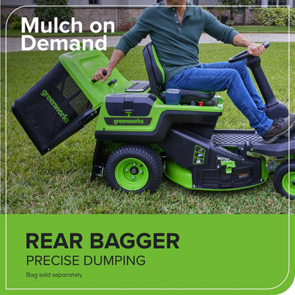 60V 30" CrossoverT Riding Lawn Tractor with (4) 8.0 Ah Batteries and 600-Watt Charger, CRT3062