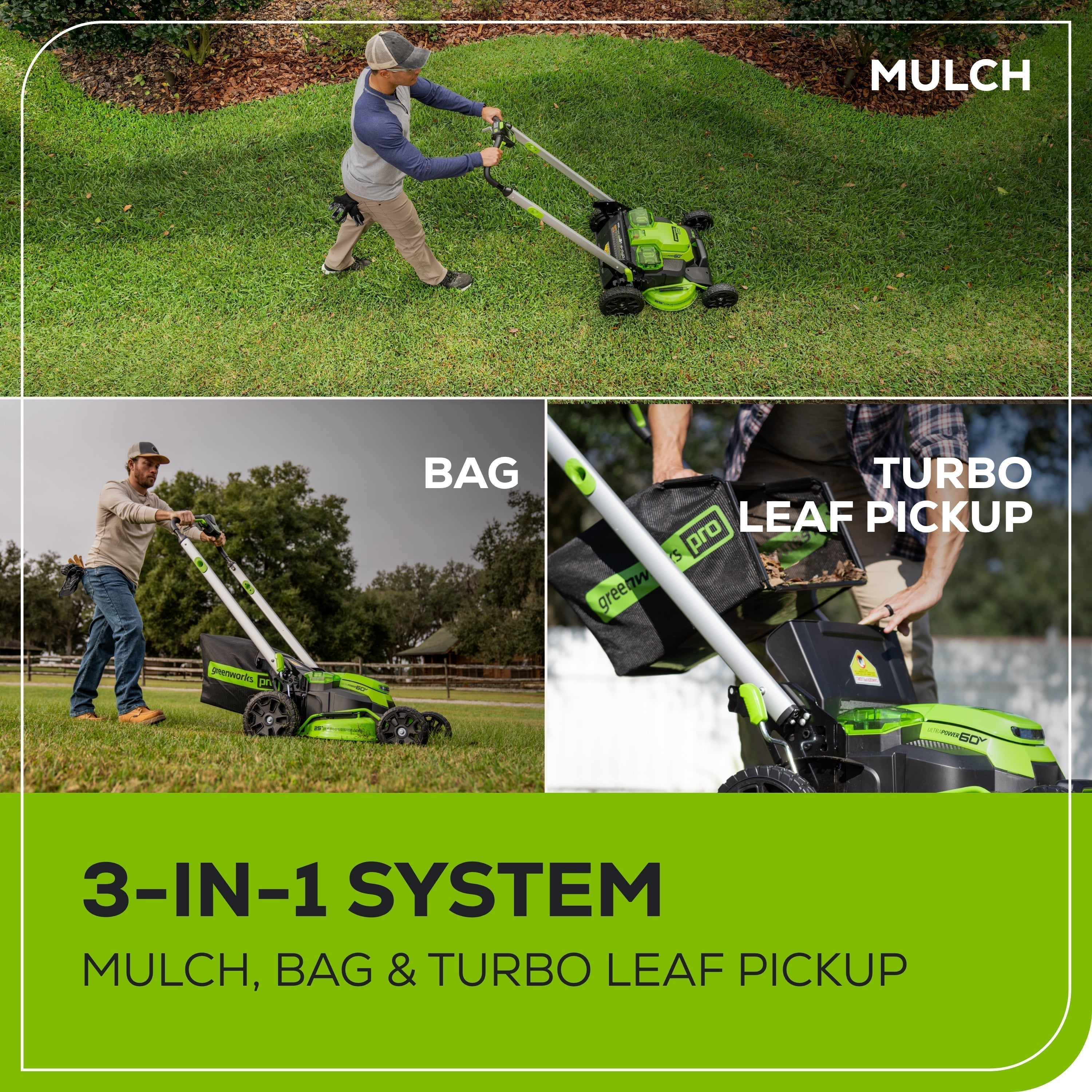 60V 25" Cordless Battery Dual Blade Self-Propelled Lawn Mower w/ Two (2) 4.0Ah Batteries & Dual-Port Charger, LM2516S
