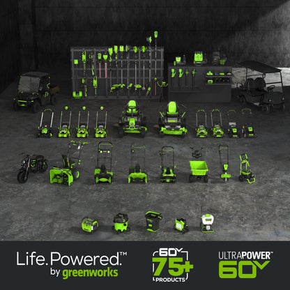 60V 21" Cordless Battery Self-Propelled Lawn Mower w/ Two (2) 4.0Ah Batteries & Dual Port Charger, LM2116S