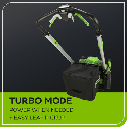 60V 25" Cordless Battery Dual Blade Self-Propelled Lawn Mower w/ Two (2) 4.0Ah Batteries & Dual-Port Charger, LM2516S
