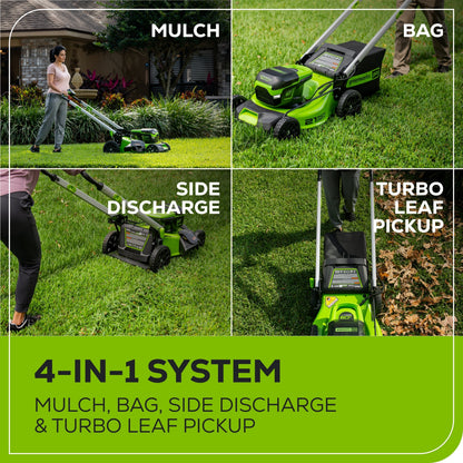 60V 21" Cordless Battery Push Lawn Mower w/ 5.0Ah Battery & Charger, LM2116