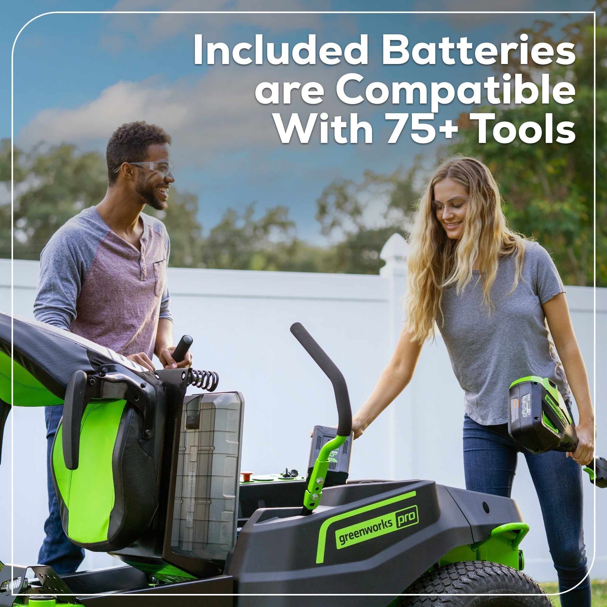 60V 42” Electric CrossoverZ Zero Turn Mower with (6) 8 Ah Batteries and (3) Dual Port Turbo Chargers, CRZ4261
