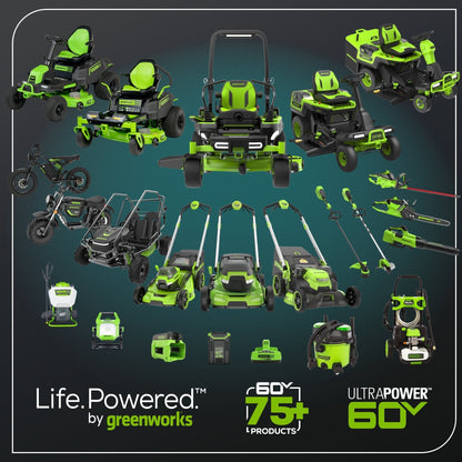 60V 42” Electric CrossoverZ Zero Turn Mower with (6) 8 Ah Batteries and (3) Dual Port Turbo Chargers, CRZ4261