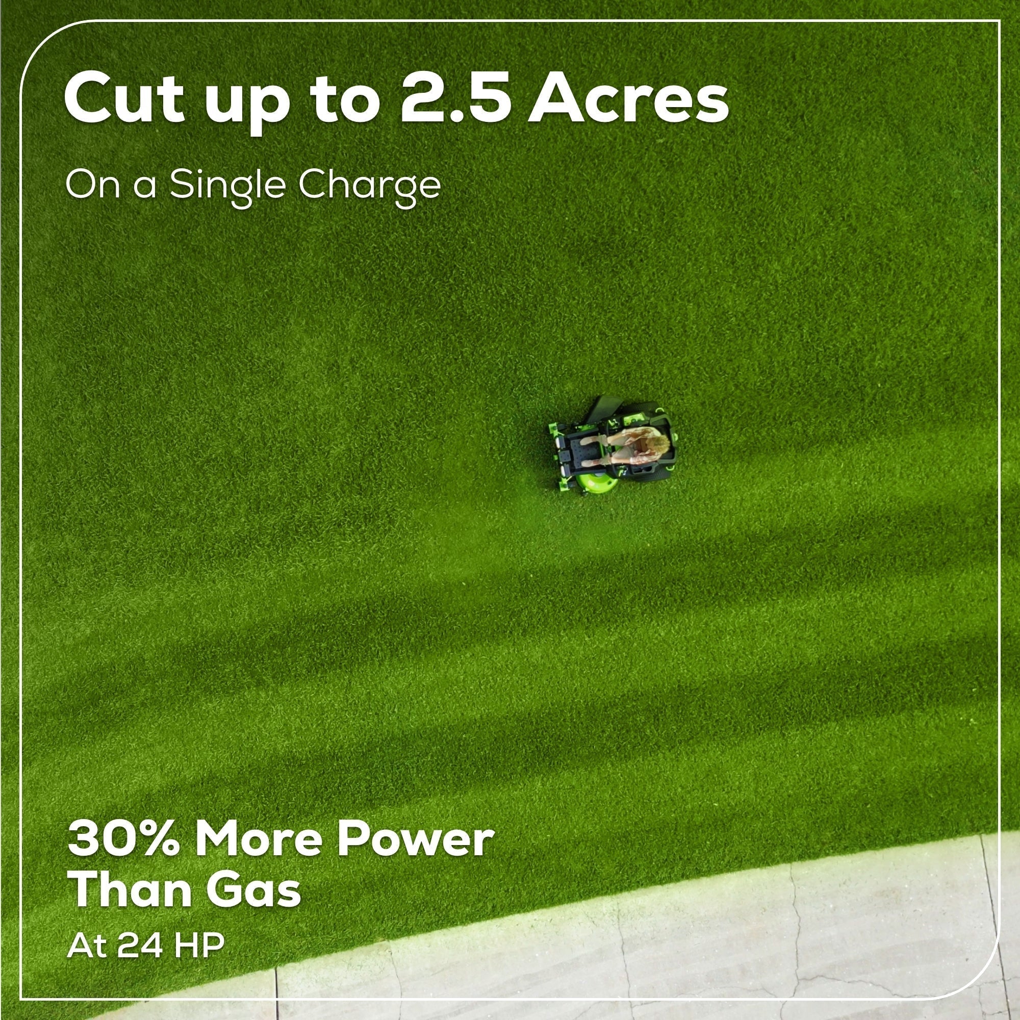 60V 42” Electric CrossoverZ Zero Turn Mower with (6) 8 Ah Batteries and (3) Dual Port Turbo Chargers, CRZ4261