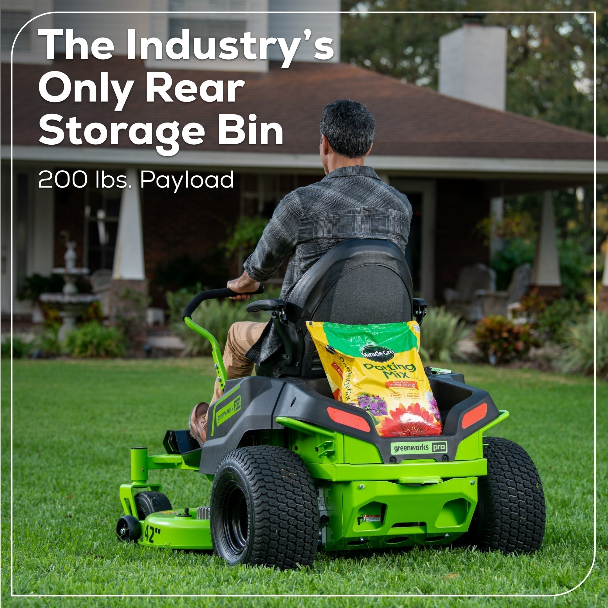 60V 42” Electric CrossoverZ Zero Turn Mower with (6) 8 Ah Batteries and (3) Dual Port Turbo Chargers, CRZ4261