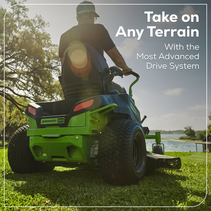 60V 42” Electric CrossoverZ Zero Turn Mower with (6) 8 Ah Batteries and (3) Dual Port Turbo Chargers, CRZ4261