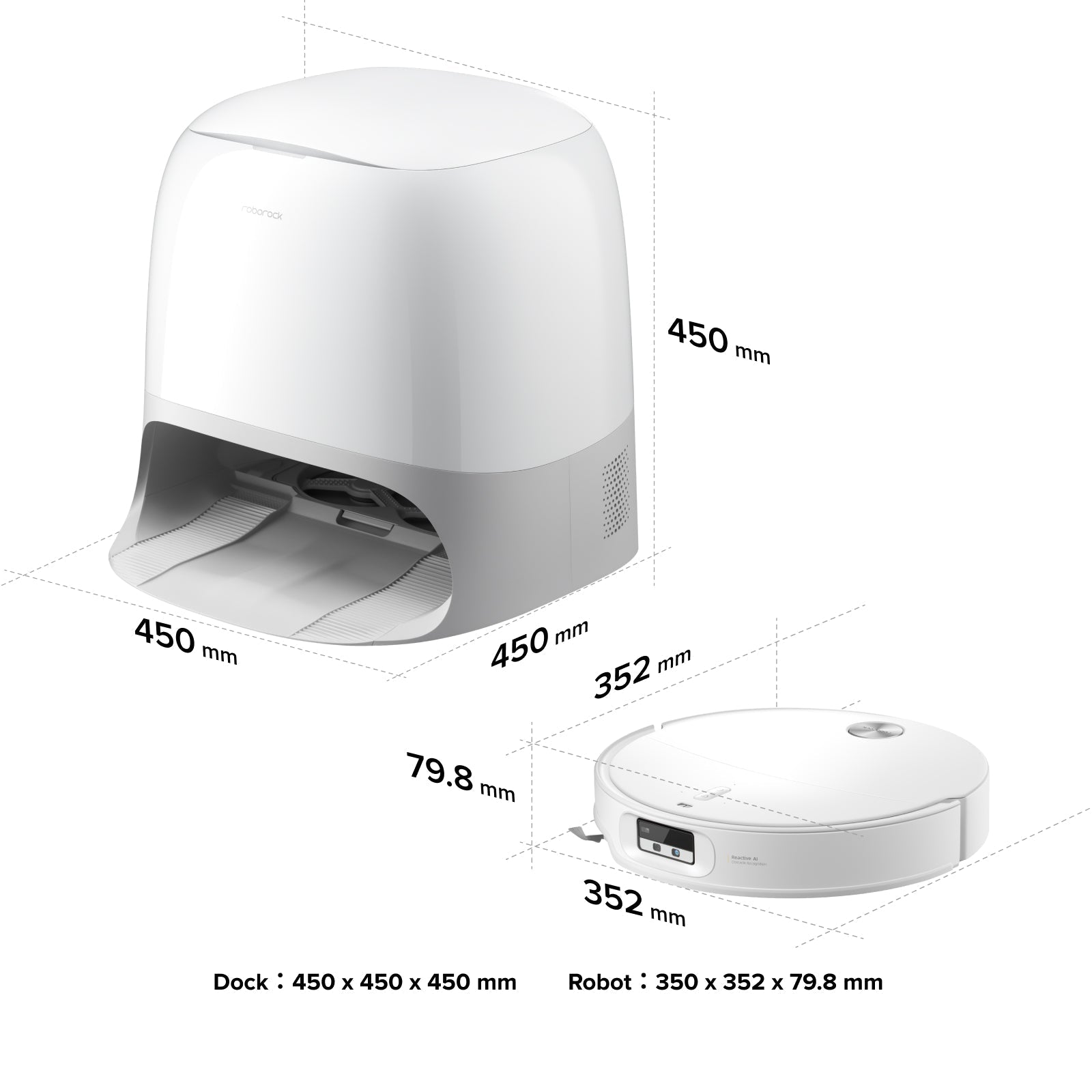 Qrevo CurvX Robot Vacuum with Multifunctional Dock 3.0 Thermo+