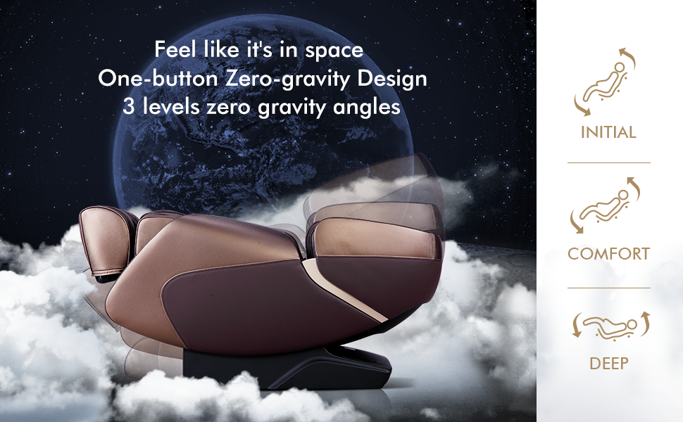 Massage chair Zero-Gravity Shiatsu Massage Chair With Heating (SL-Track)
