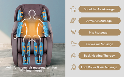 Massage chair Zero-Gravity Shiatsu Massage Chair With Heating (SL-Track)