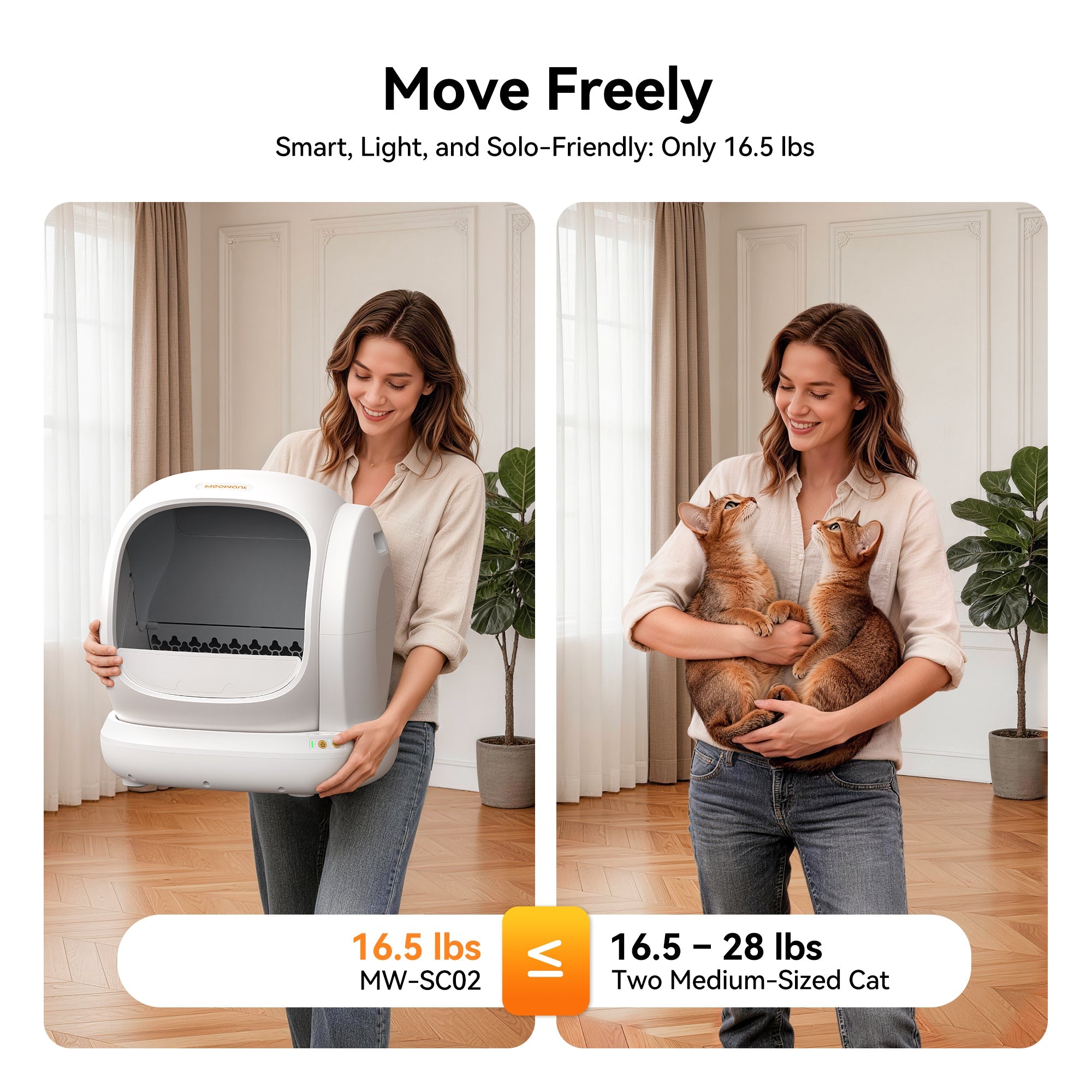Self-Cleaning Cat Litter Box