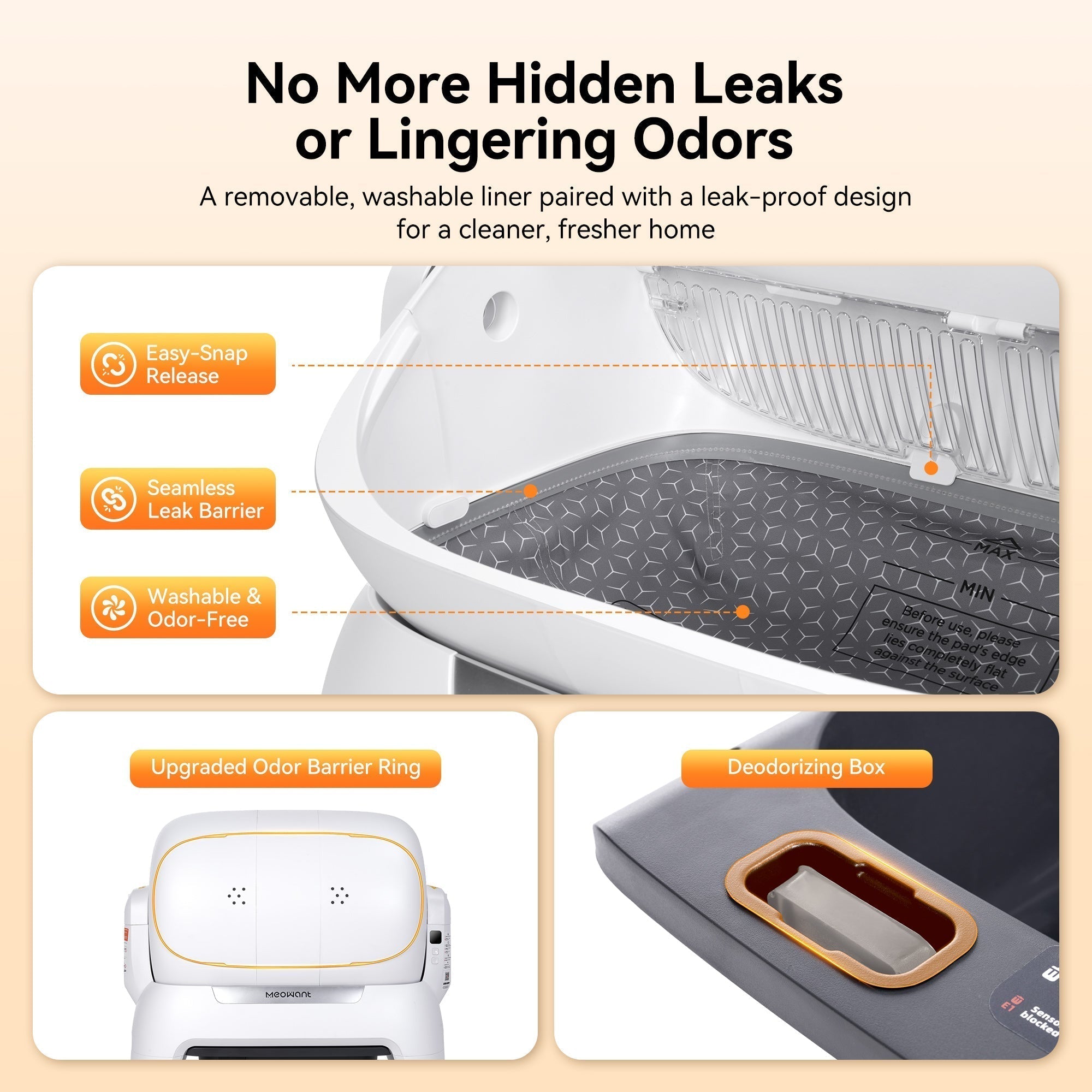 Self-Cleaning Cat Litter Box