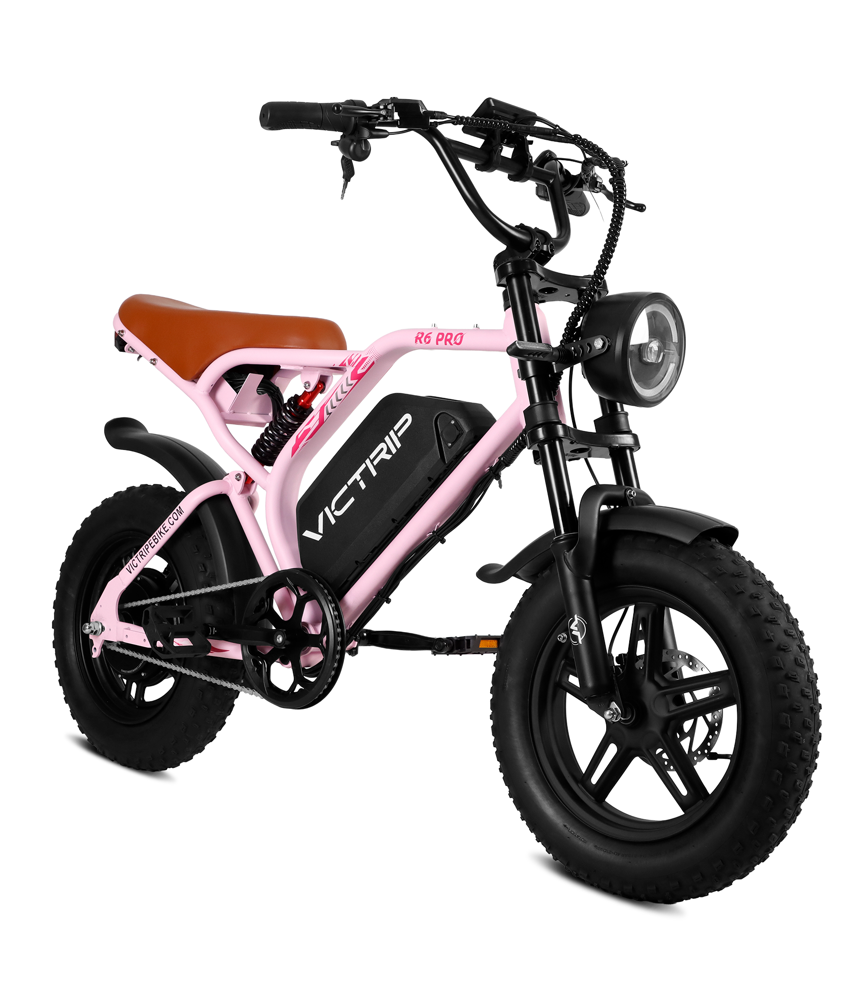 R6 Pro - 1500W Full Suspension Moped Style EBike