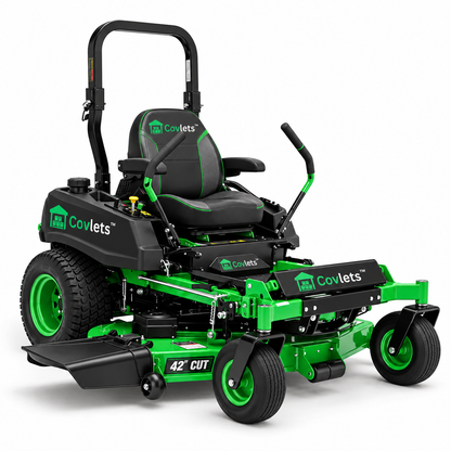 covlets 46 in. 22 HP Gas Riding Lawn Mower with Briggs & Stratton Engine, 7-Speed Transmission & Dual Blade Cutting Deck