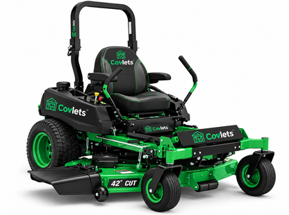 covlets 46 in. 22 HP Gas Riding Lawn Mower with Briggs & Stratton Engine, 7-Speed Transmission & Dual Blade Cutting Deck
