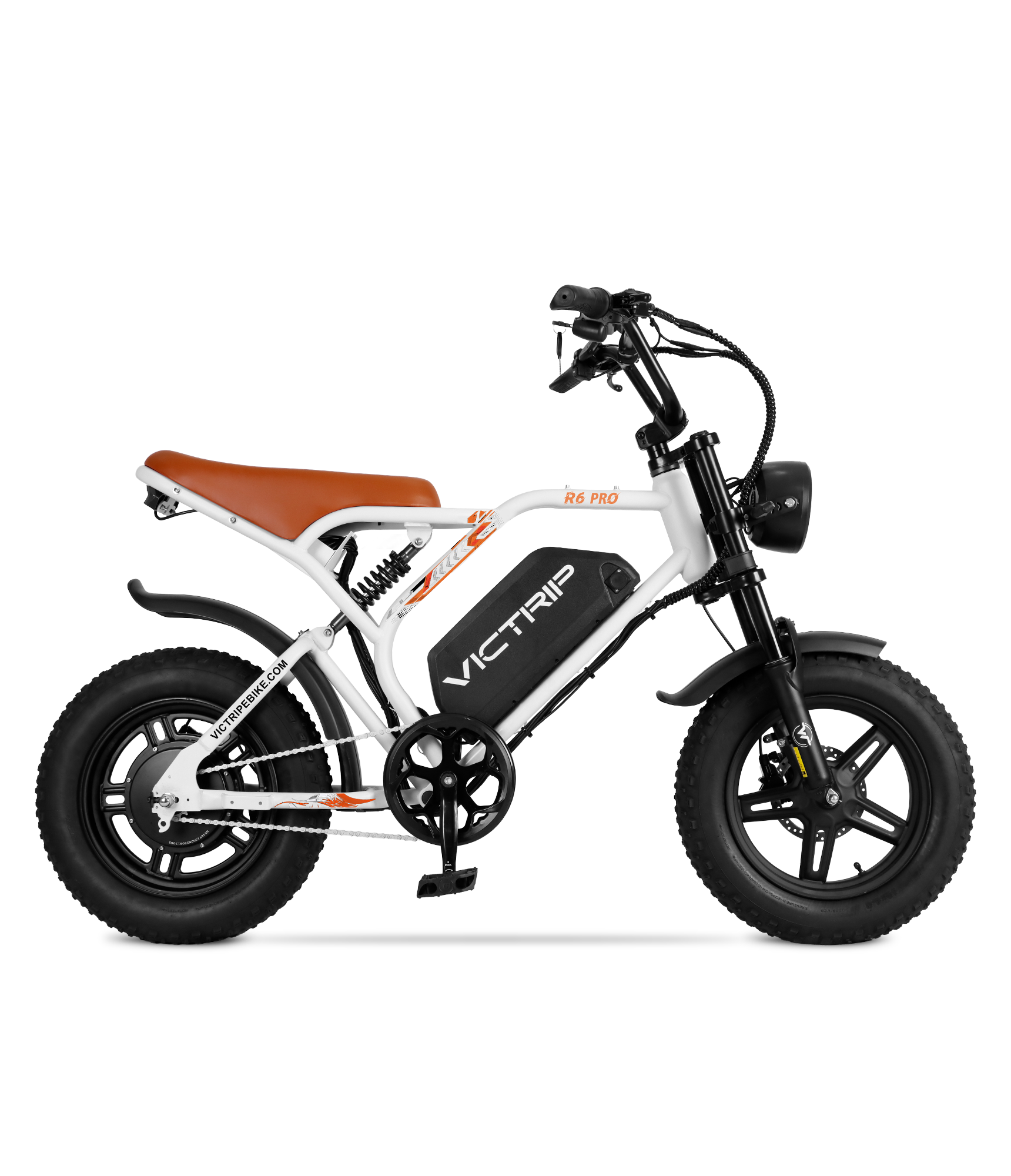 R6 Pro - 1500W Full Suspension Moped Style EBike