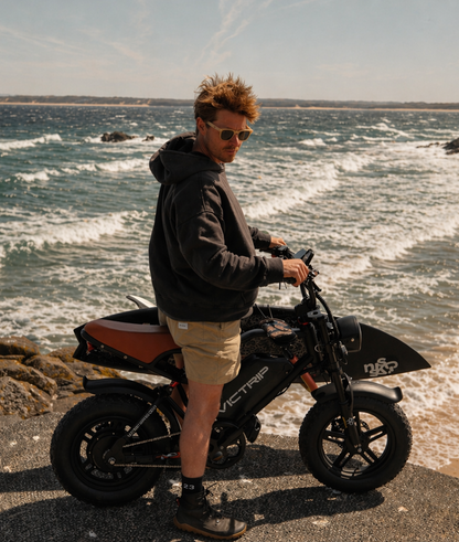 R6 Pro - 1500W Full Suspension Moped Style EBike